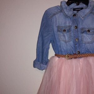zunie denim tutu dress